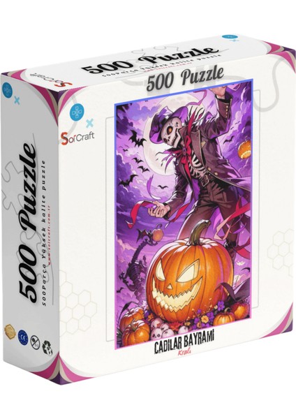 500 Parça Puzzle Cadılar Bayramı Kralı