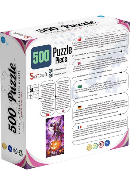 500 Parça Puzzle Cadılar Bayramı Kralı fiyatları