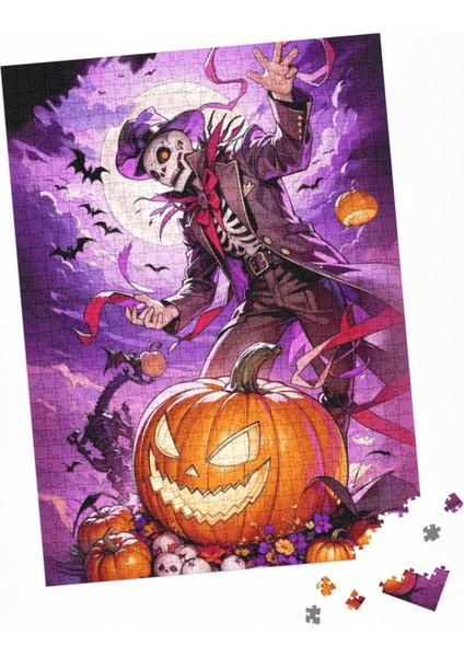 500 Parça Puzzle Cadılar Bayramı Kralı fırsatları