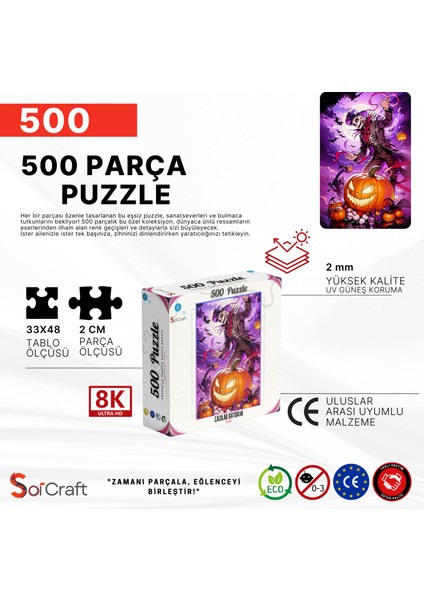 500 Parça Puzzle Cadılar Bayramı Kralı indirimleri