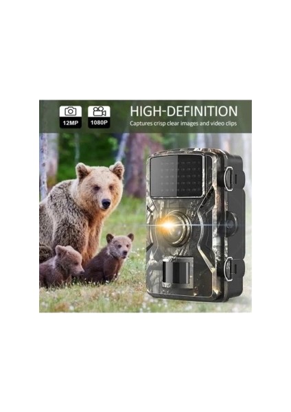 Bfs Fotokapan Kamera 12MP 1080P Doğa ve Outdoor Gece Görüşlü Kamera Su Geçirmez