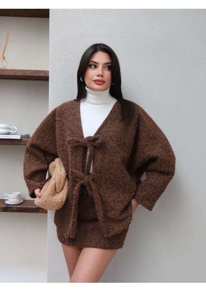 Çift Bağcıklı Kırçıllı Ceket