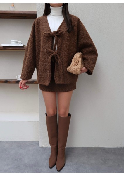 Çift Bağcıklı Kırçıllı Ceket modelleri