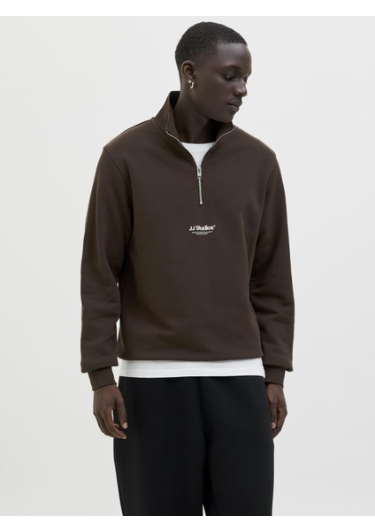 Jjesoho Hn Noos Sweat | Fermuarlı Yarım Yaka Erkek Sweatshirt