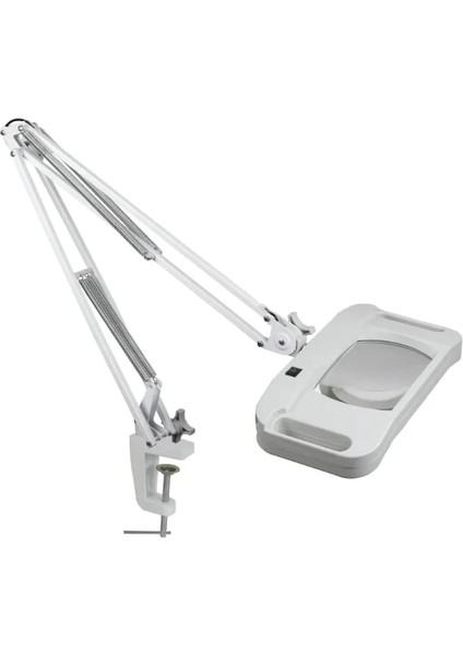 10X LED Akrobat Büyüteç 2X15W 170X113 mm 10 Diopter Mercek LT86G fırsatları