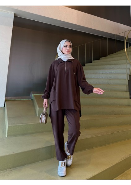 Fermuarlı Modal Takım