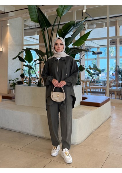 Fermuarlı Modal Takım