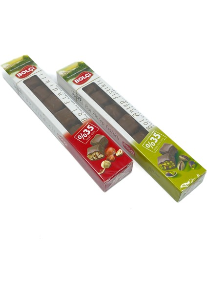 Bol Antep Fıstıklı + Bol Fındıklı Sütlü Çikolata Kaplı Krokan 65 G