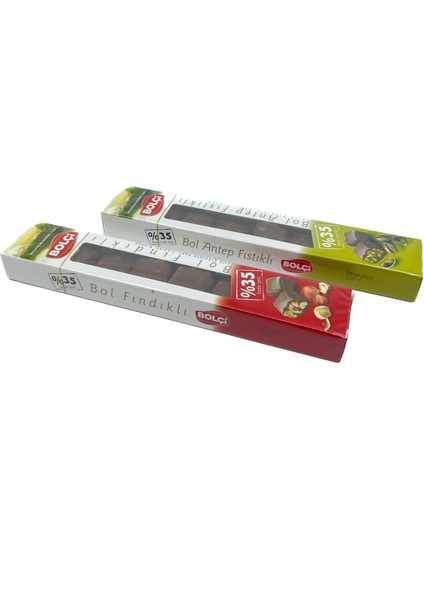 Bol Antep Fıstıklı + Bol Fındıklı Sütlü Çikolata Kaplı Krokan 65 G modelleri