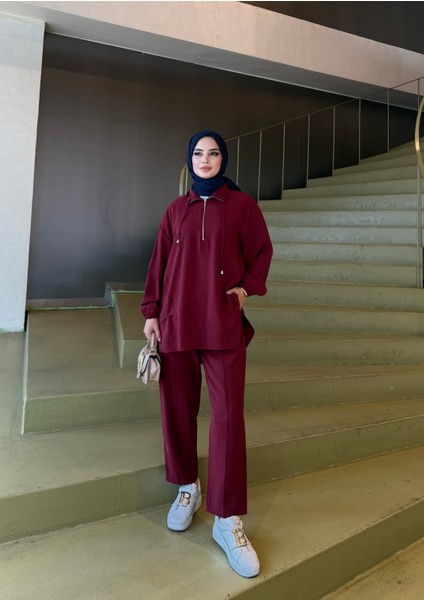 Fermuarlı Modal Takım