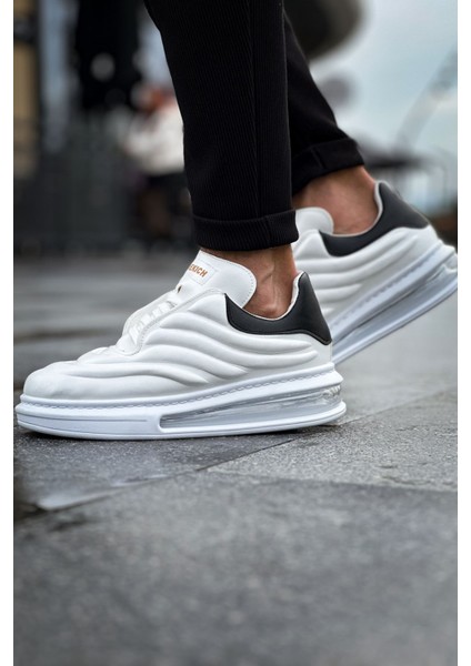 Sollıevo Rx Şeffaf Taban Bağcıklı Erkek Sneaker Beyaz Siyah fiyatları