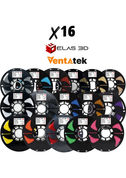 Pla Pro Filament 1.75MM 16 kg Avantajlı Paket