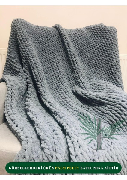 Palm Puffy Gri 150X200CM Tek Kişilik Battaniye fiyatları