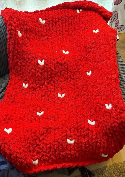 Puffy Battaniye Tv Battaniyesi Sevgililer Günü Hediyesi Hediyelik Dekoratif