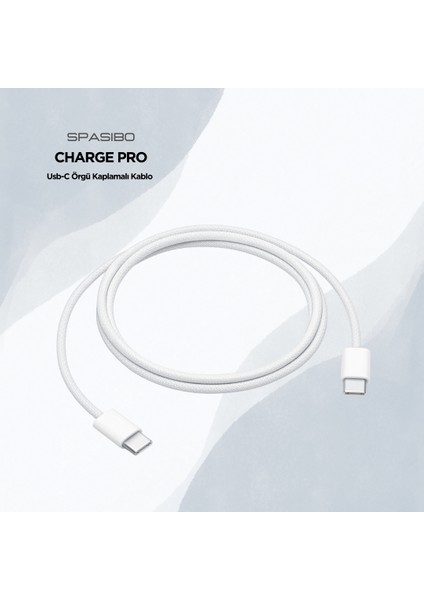 Charge Pro Type-C Örgü Kaplamalı Kablo fırsatları