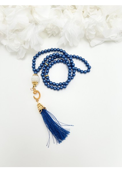 50 Adet Hediyelik Vavlı Püsküllü Plastik Inci 99'lu Namaz Tesbihi ( Mevlit-Sünnet-Hac-Umre)