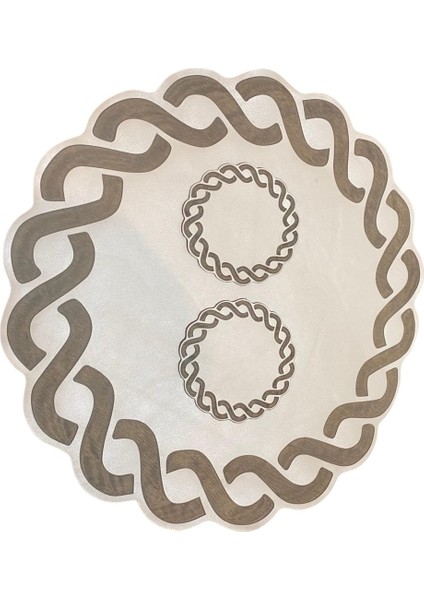 Hakiki Deri Amerikan Servis Dekoratif Lazer Kesim Detaylı – Özel Tasarım 1 Adet fiyatları