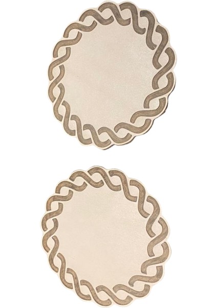 Hakiki Deri Amerikan Servis Dekoratif Lazer Kesim Detaylı – Özel Tasarım 1 Adet modelleri