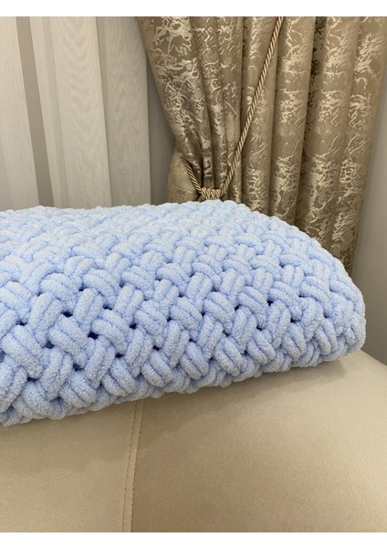 El Örgü Battaniyesi 183 Açık Mavi fiyatları