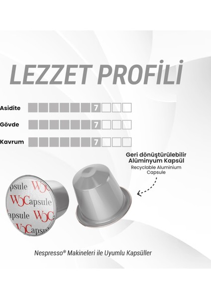 apsule No:5 Coconut Nespresso Uyumlu Kapsül Kahve 60'lı Avantaj Paketi fiyatları