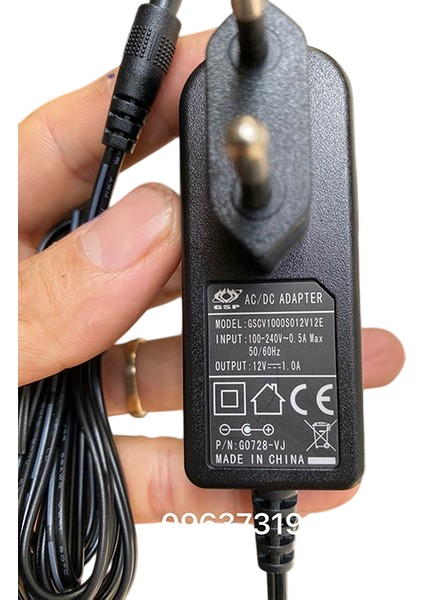 GSCV1000S012V12E Gsp 12V 1A Modem ve Arduino Uyumlu Plastik Kasa Priz Tipi Adaptörü fiyatları