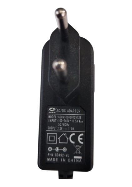 GSCV1000S012V12E Gsp 12V 1A Modem ve Arduino Uyumlu Plastik Kasa Priz Tipi Adaptörü modelleri