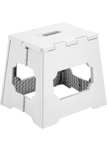 Katlanır ve Taşınabilir Büyük Tabure (Boy 28.5 x En 21.5 x Yükseklik 30 Cm)