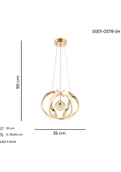 Alya Tekli Sarkıt Avize Gold fiyatları
