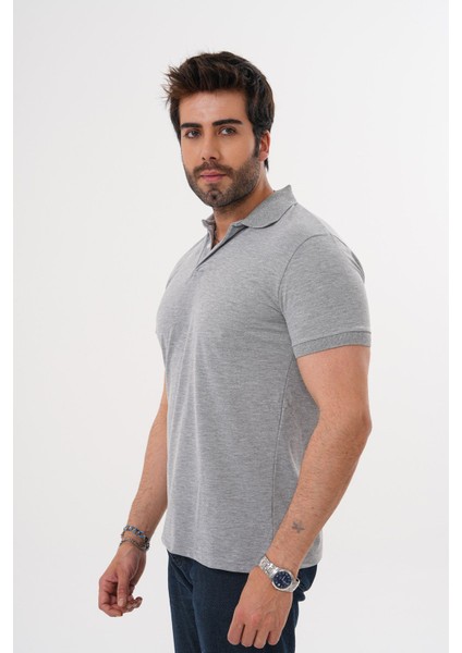 -Erkek Polo Yaka Tshırt Kısa Kollu Mevsimlik