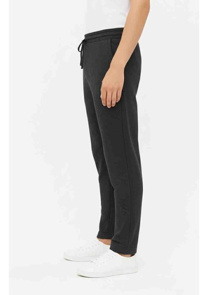 Erkek Düz Paça Eşofman Altı – Siyah | Rahat Kalıp, Günlük Spor, Pamuk-Polyester-Elestan modelleri