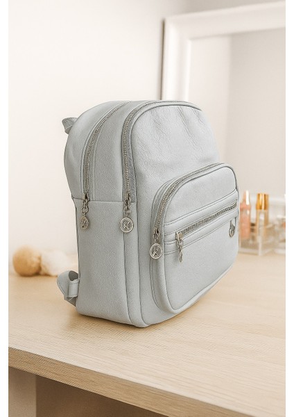 D Model Bayan Sırt Çantası-Yıkama Suni Deri modelleri