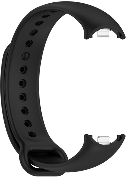 Xiaomi Mi Band 8 Mi Band 9 Mi Band 10 Uyumlu 3lü Paket Silikon Kordon Bileklik Metal Pimli