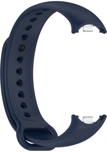 Xiaomi Mi Band 8 Mi Band 9 Mi Band 10 Uyumlu 3lü Paket Silikon Kordon Bileklik Metal Pimli