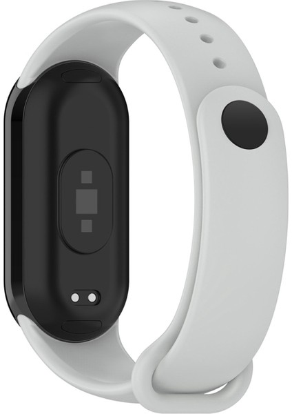 Xiaomi Mi Band 8 Mi Band 9 Mi Band 10 Uyumlu 3lü Paket Silikon Kordon Bileklik Metal Pimli