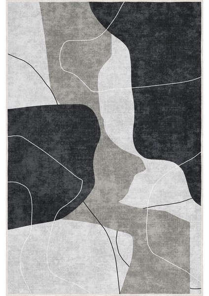 Çizgi Desenli Dekoratif Makinada Yıkanabilir Halı fırsatları