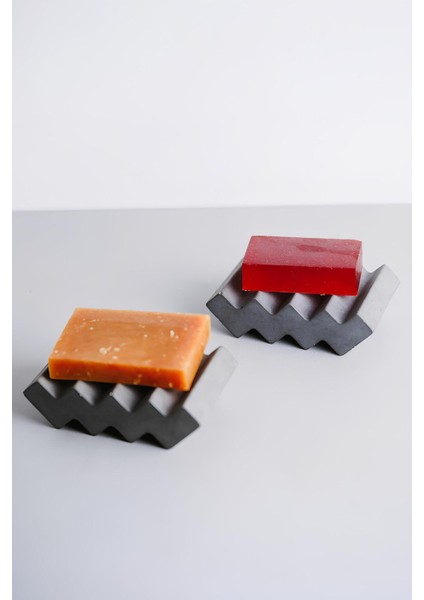 Dekoratif Beton Sabunluk | Dayanıklı, El Yapımı, Modern Tasarım Banyo Dekorasyon 1 Adet modelleri