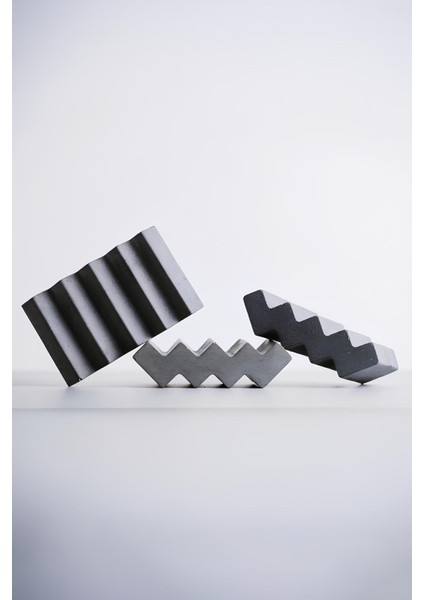 Dekoratif Beton Sabunluk | Dayanıklı, El Yapımı, Modern Tasarım Banyo Dekorasyon 1 Adet