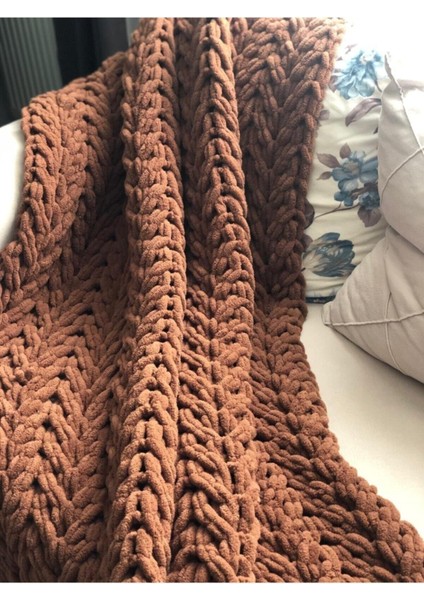 Alize Puffy Bebek Moka Burçak Model Battaniyesi