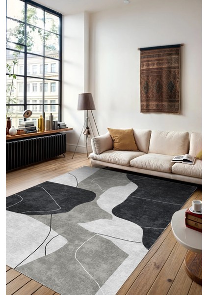 Çizgi Desenli Dekoratif Makinada Yıkanabilir Halı fiyatları