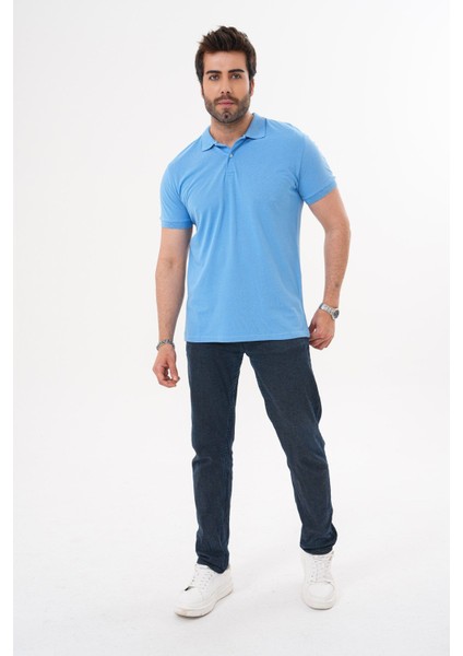 -Erkek Polo Yaka Tshırt Kısa Kollu Mevsimlik