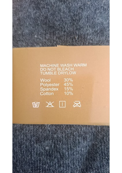 Gri, Füme, Taba, Acı Kahve 4 Lü Paket Yün Çorap fırsatları