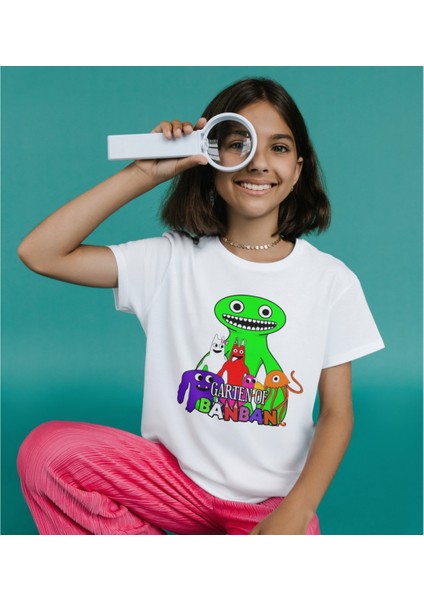 Garten Of Banban Baskılı Unisex Çocuk Tişört T-Shirt Yetişkin Beyaz T-Shirt Unisex Çocuk Tişört fiyatları
