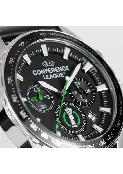 JL.ECL-102A Uefa Conference Quartz Deri Siyah 42 mm Erkek Kol Saati indirimleri