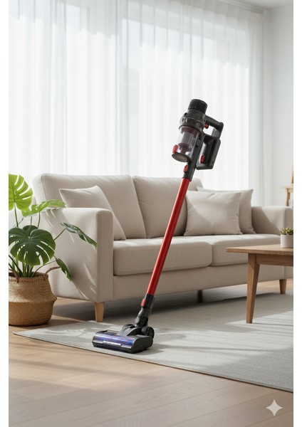 Hd-15 Şarjlı Dikey Süpürge | 350W Bldc Motor, 23KPA Güçlü Emiş, Uzun Pil Ömrü