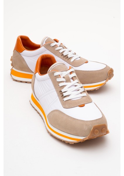 Erkek Kalın Taban Bağcıklı Günlük Ayakkabı Gerçek Süet Deri Cr 2711 Süet Bej fiyatları