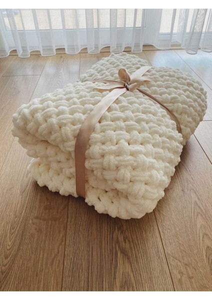 Tek Kişilik Battaniye, Tv Battaniyesi, Örme Battaniye, Alize Puffy Battaniye