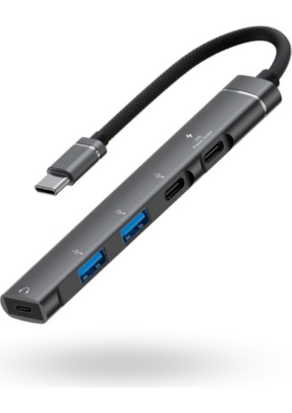 Büro Ev Ofis Cihazları Için Usbc-5hub Connector