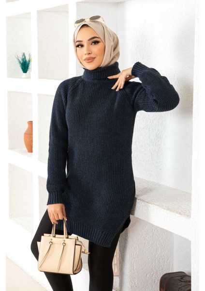 Triko Kazak Lacivert - 27732-LACIVERT