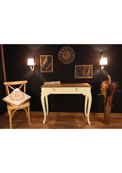 120 cm Çekmeceli Masif Krem Naturel Dresuar fiyatları