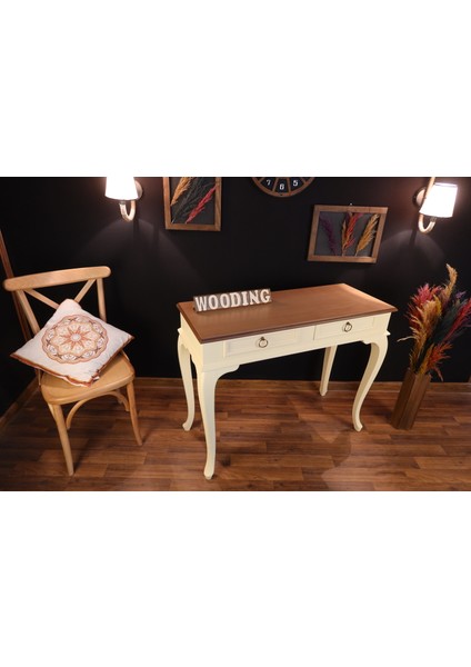 120 cm Çekmeceli Masif Krem Naturel Dresuar indirimleri